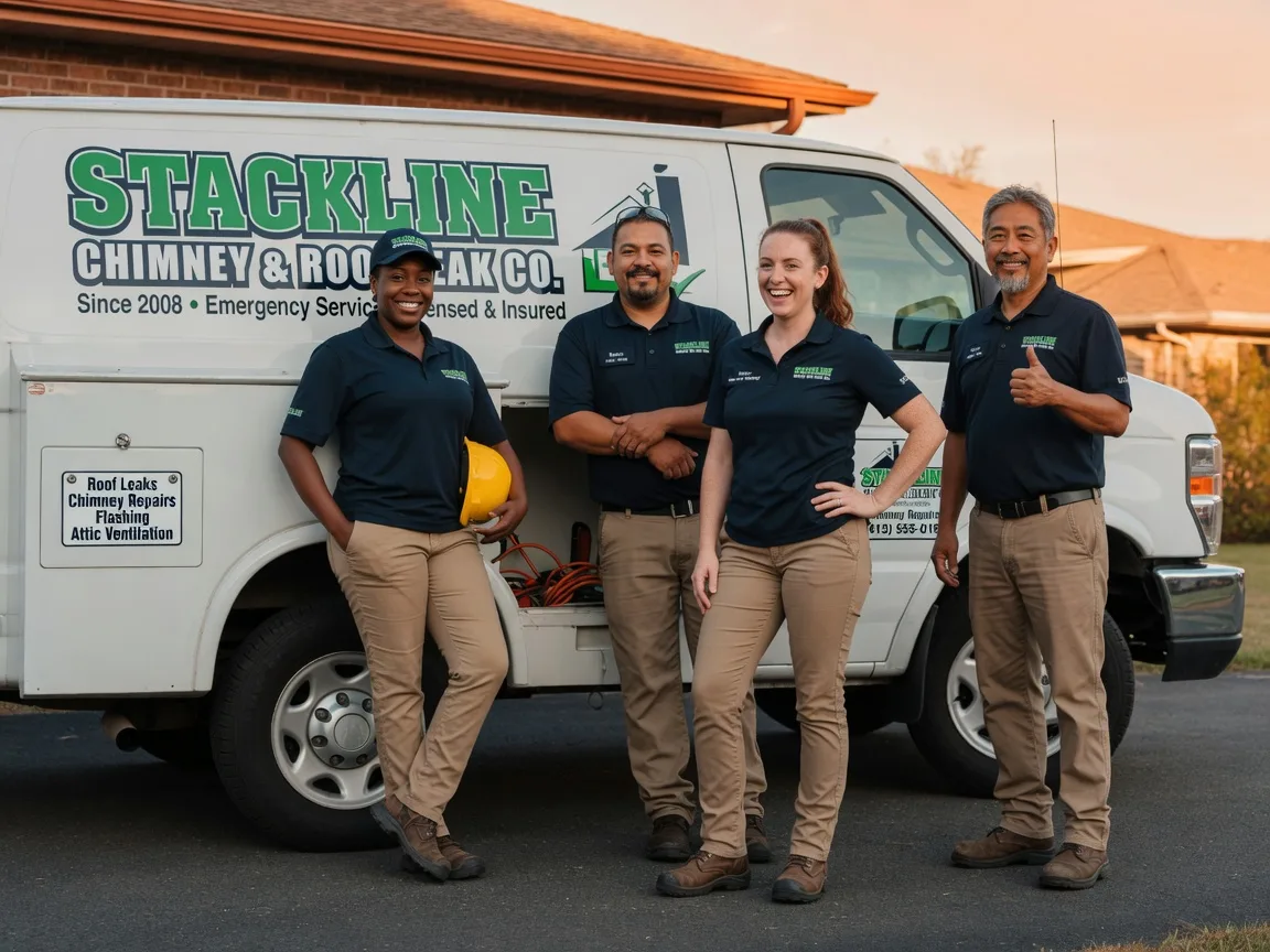 Chimney flashing repair company in Oswego, IL